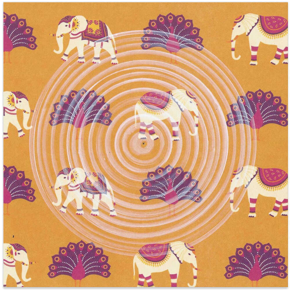 Elephants & Peacocks