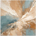 Blend Of Earthy Browns And Tranquil Blues