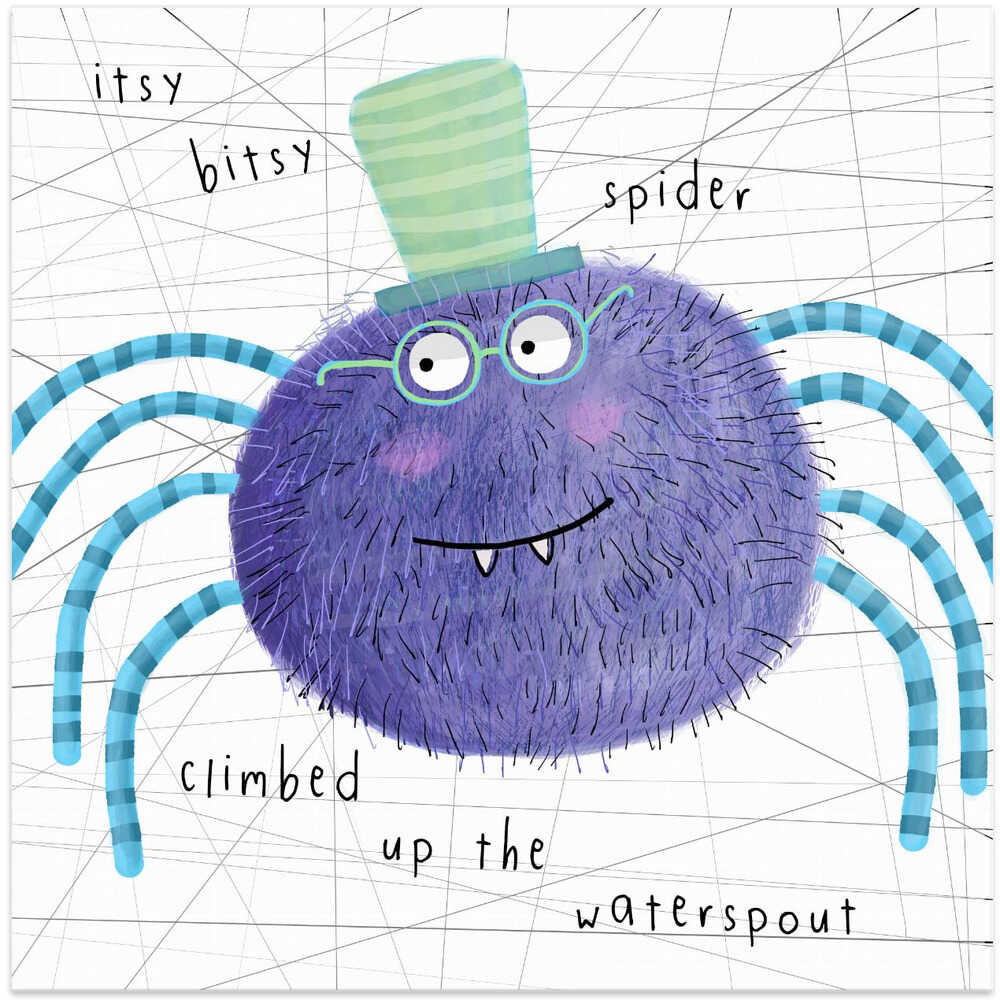 Itsy Bitsy Spider Cute Spider