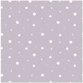 Spring Pastel Dots Pattern Purple