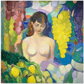 Nude Woman With Fruit