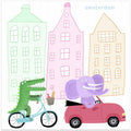 A Crocodile on a Bicycle and an Elephant in a Car