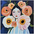 Girl With Flowers