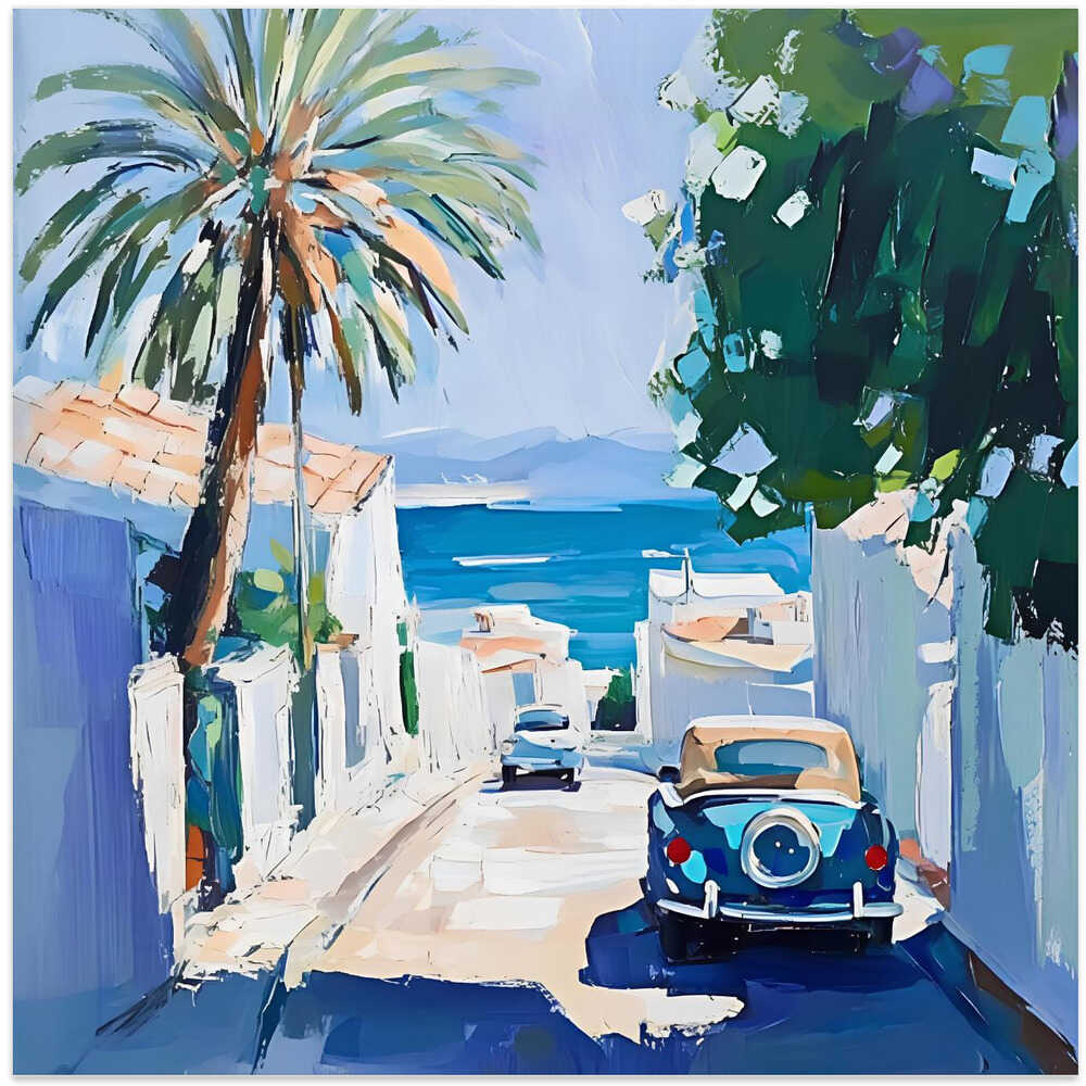 coastal town and Sea