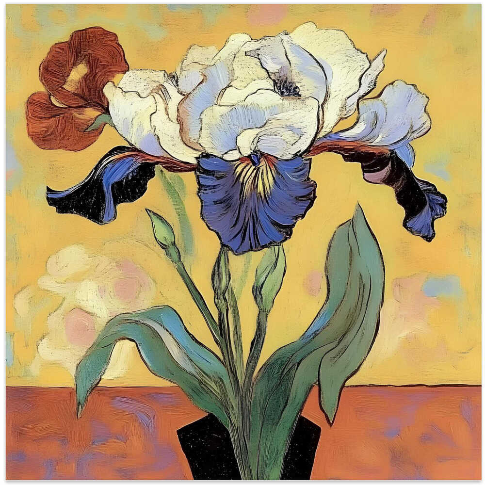Iris In a Vase