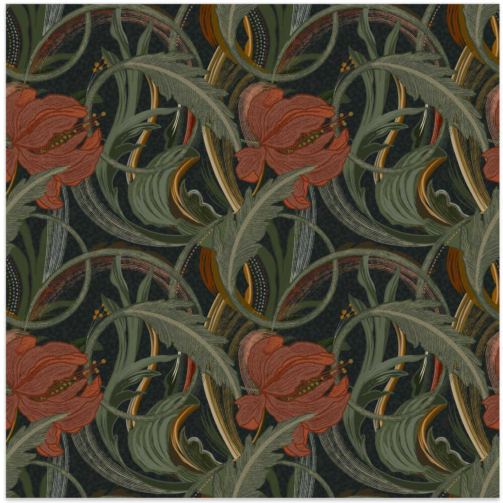 Vintage Swirls Pattern